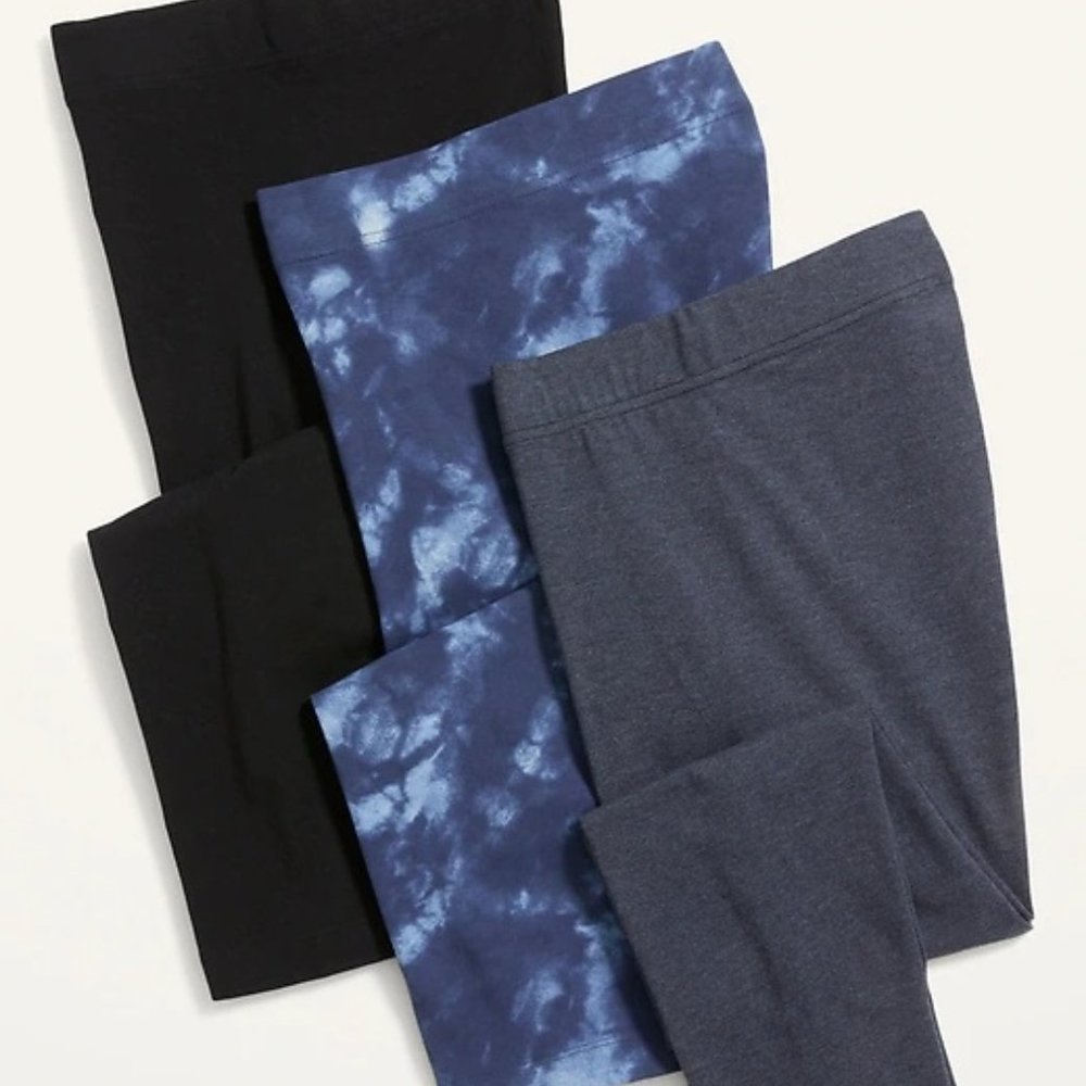 3-Pack High-Waisted Cropped Leggings 3-Pack
